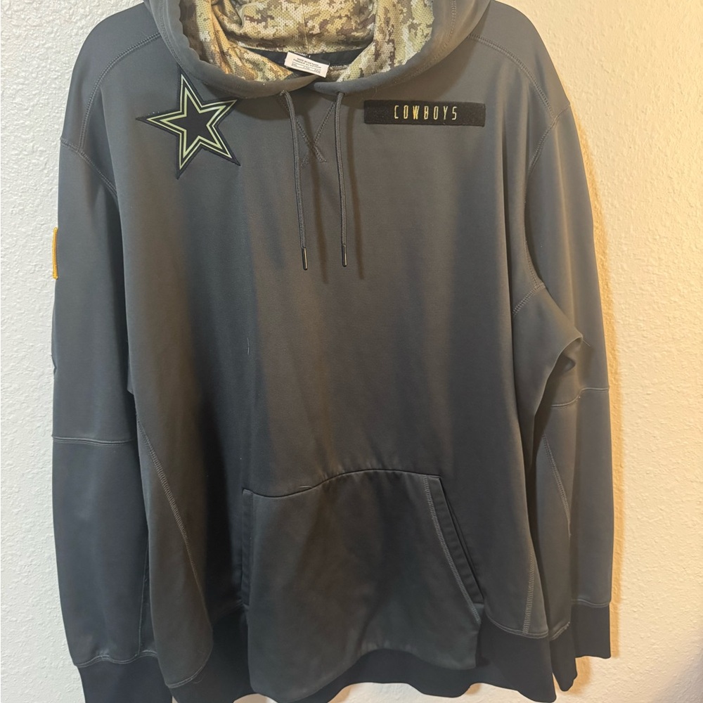 Cowboys military hoodie